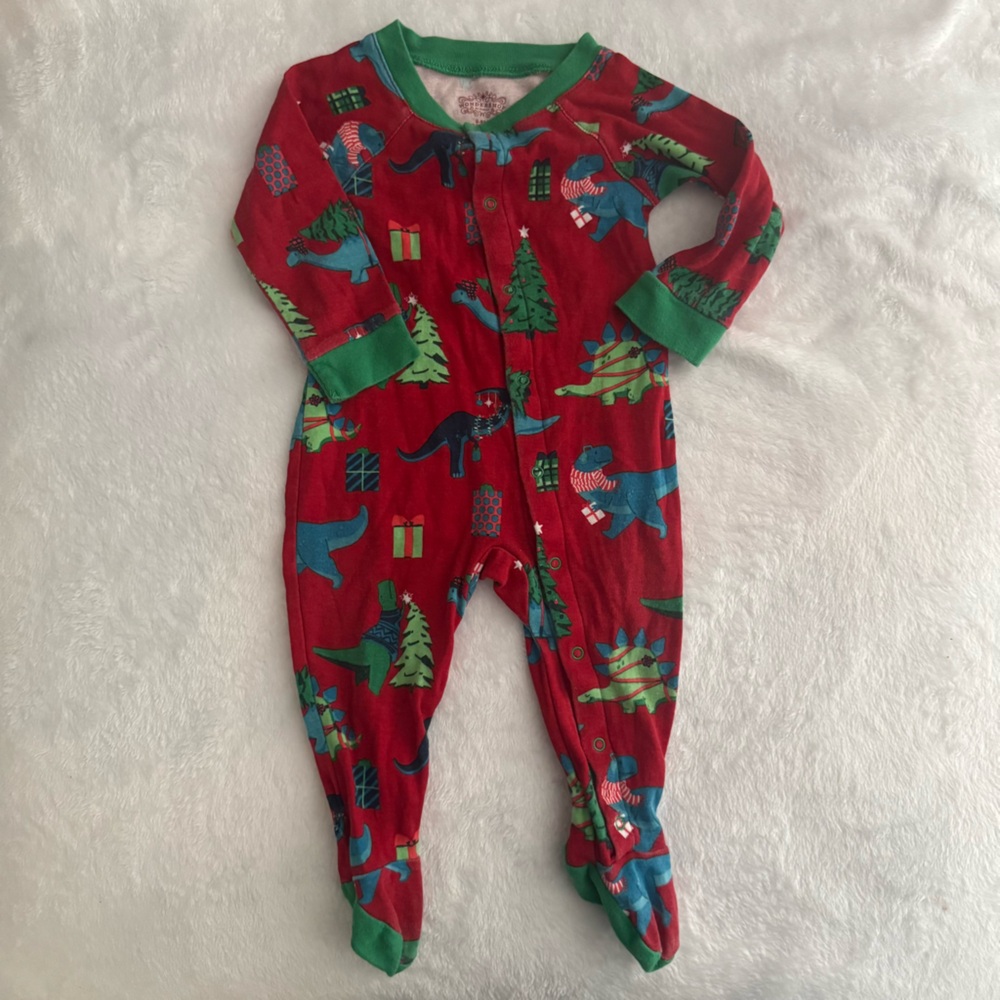 Wondershop Red and Green Dinosaur Kids Footie